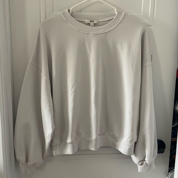 Agolde Tops - Agolde Balloon Sleeve Cropped Sweatshirt